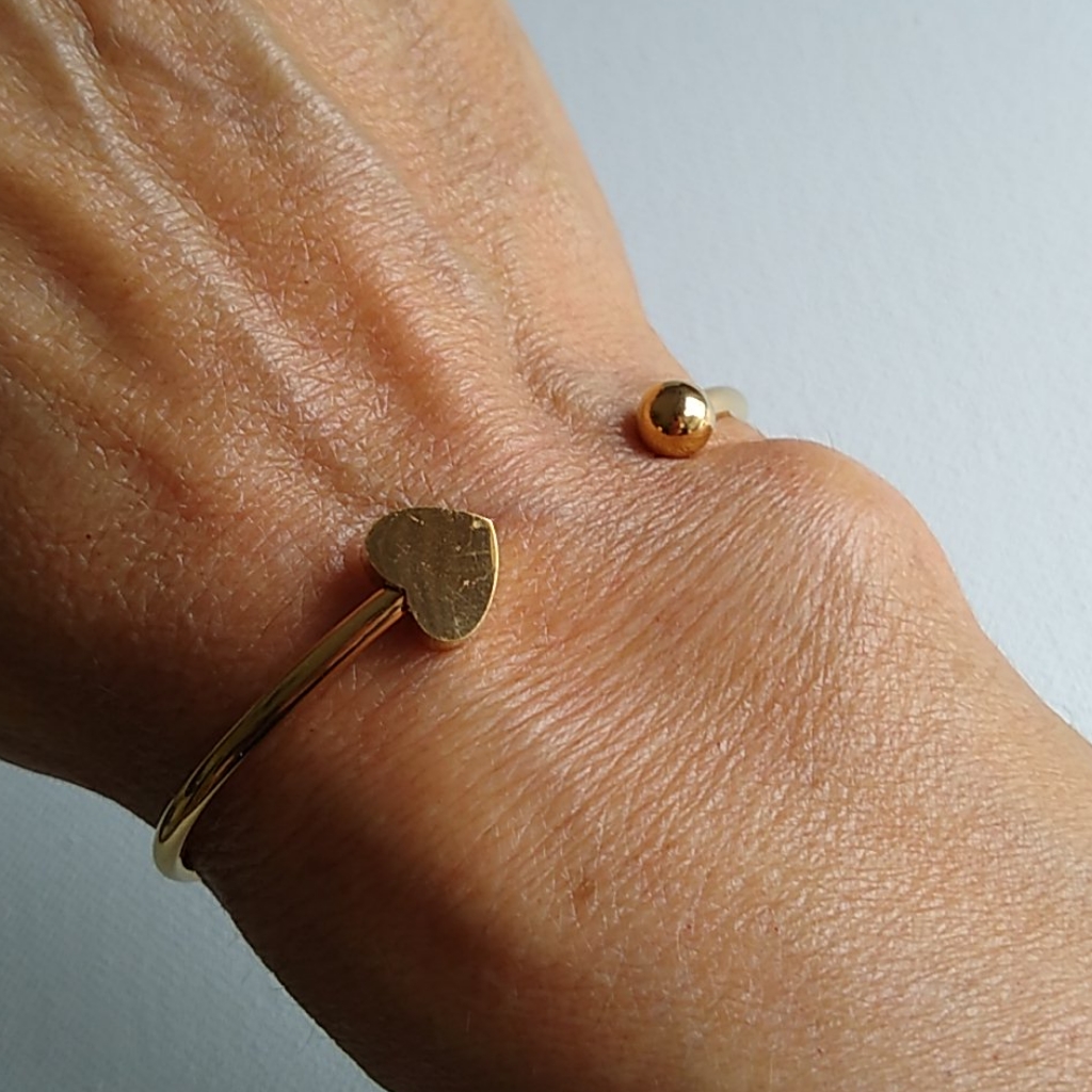 Heart /Flexi Wire/ Bracelet
